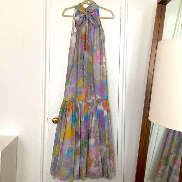 Erdem Print Long Dress EUC - Picture 2 of 9
